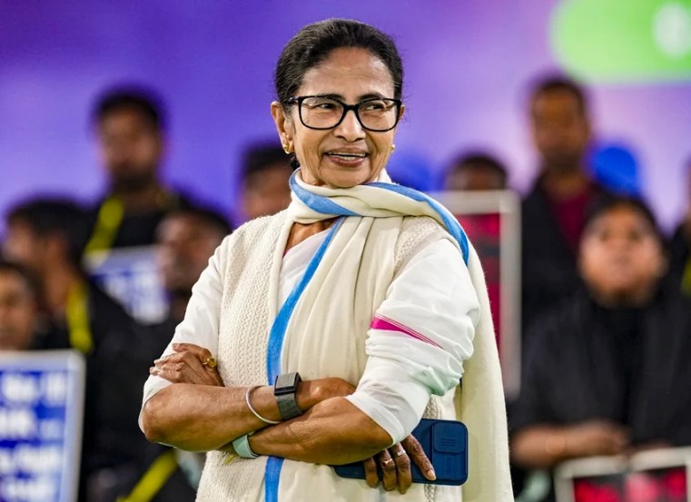 West Bengal Chief Minister Mamata Banerjee highlighting her education background