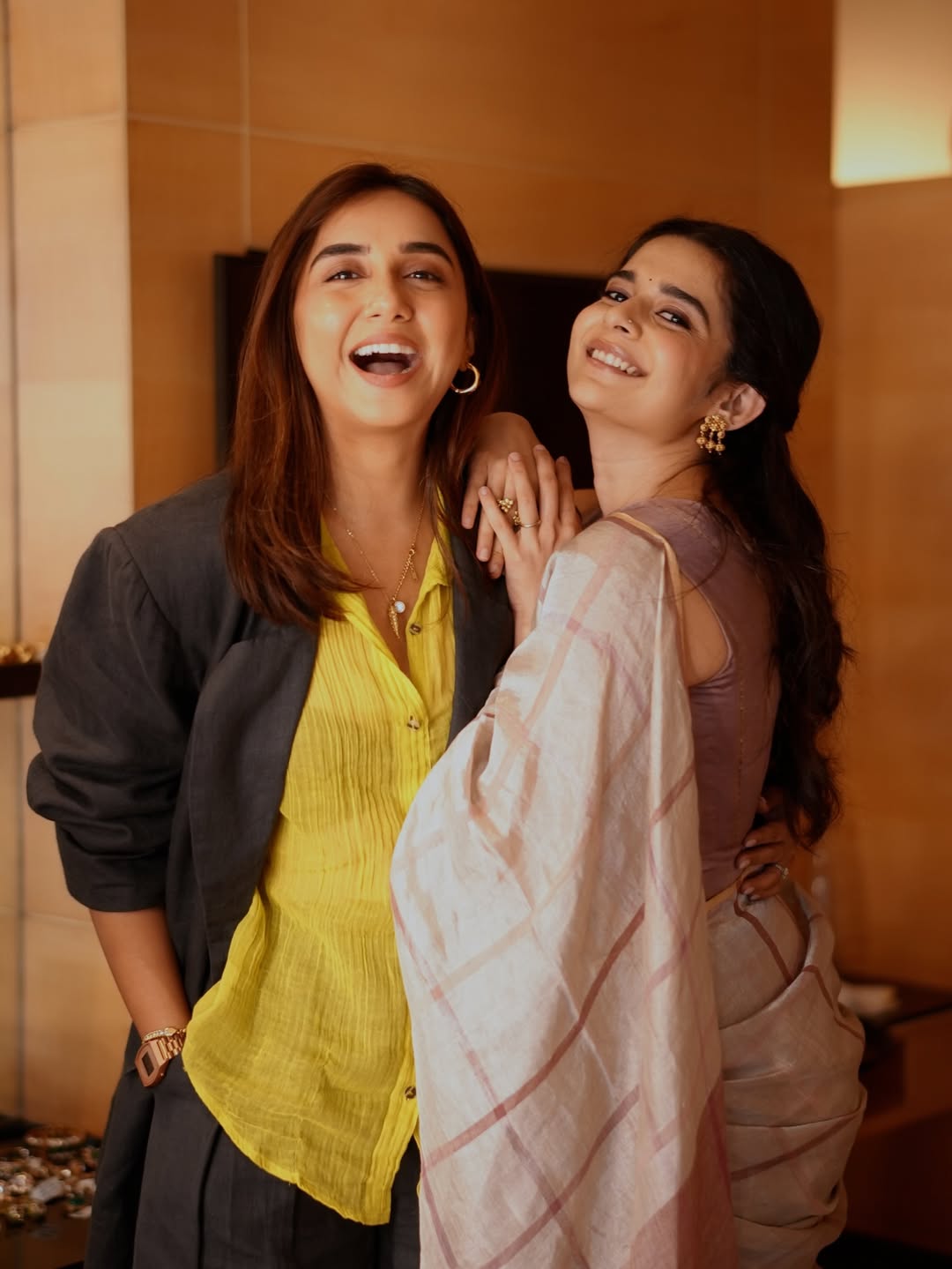 Mithila Palkar Silk Saree Look