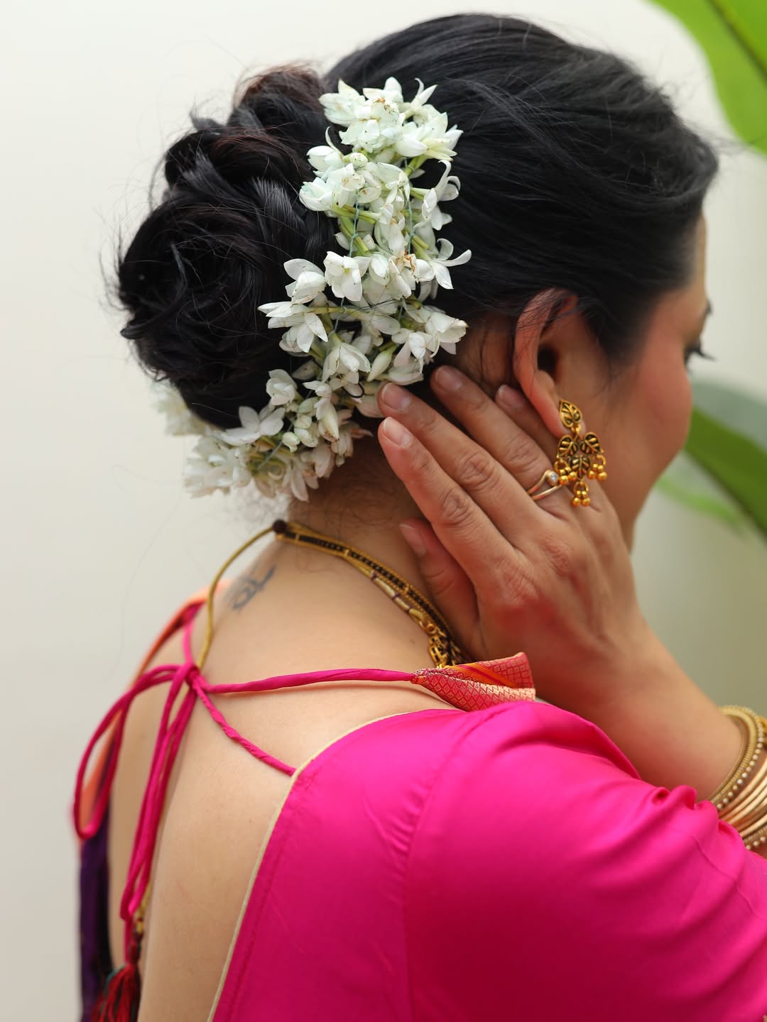 Monika Dabade Purple Paithani Saree Look