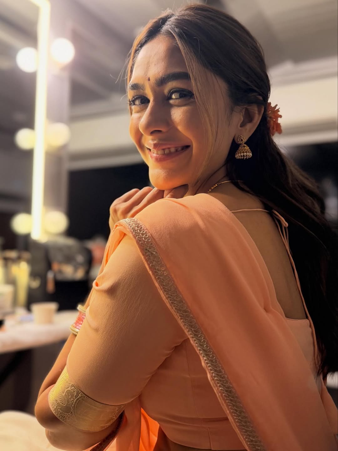 Mrunal Thakur South India Look