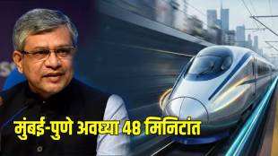 Mumbai-Pune bullet train travel time