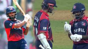 NEP beat SCO by 7 Wickets Nepal Creates History with First Win in T20 World cup