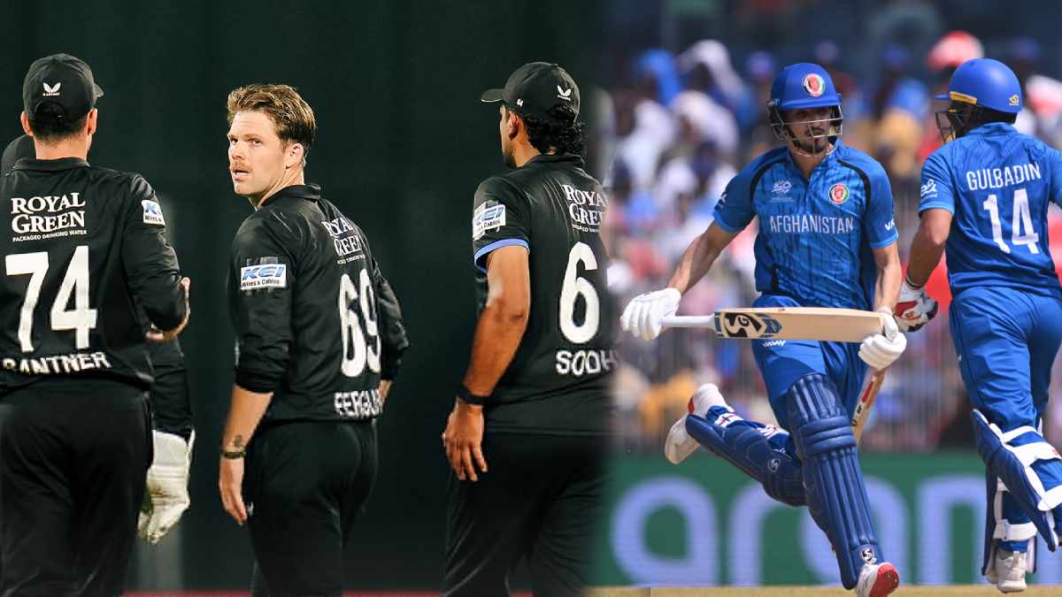 NZ beat AFG by 5 wickets in T20 WC 2026 Darryl mitchell Santner Gulbadin naib
