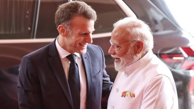 Narendra modi Macron
