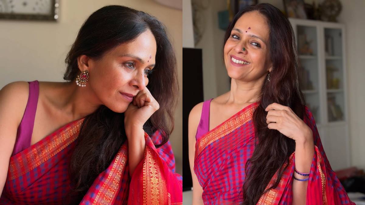 Aishwarya Narkar traditional look