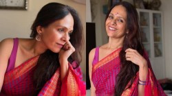 Photos: ऐश्वर्या नारकर यांचा लाल साडीतील सोज्वळ लूक पाहून नेटकरी झाले घायाळ