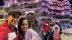 Photos: मंदार जाधवची फॅमिलीसोबत ‘इंदूर’ वारी; राजवाडा पॅलेससमोर टिपले खास क्षण!