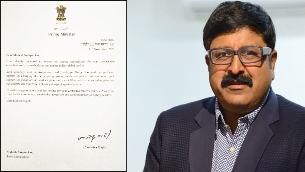 PM Narendra Modi appreciates architect Mahesh Nampurkan works Bachchan Pratibha Patil Suman Shilp Environment pune