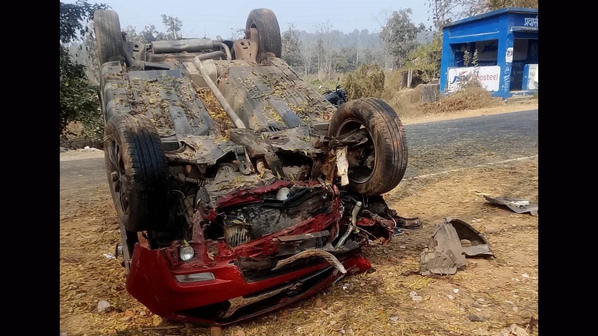 Gondia road accident Mahesh Shahare death Tiroda