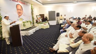 Ajit Pawar tribute meeting Nagpur Sandeep Joshi fan anecdote
