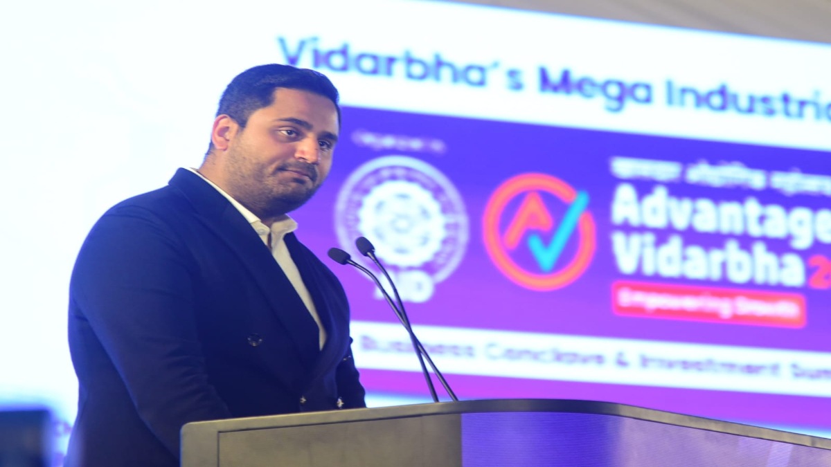 Jeet Adani speech Advantage Vidarbha coal gasification project Nagpur Kalmeshwar Mihan Indamer aviation