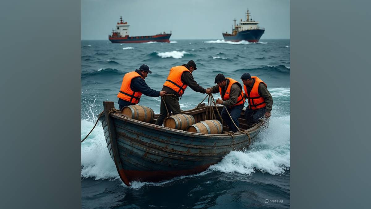 Indian Coast Guard, oil smuggling India, maritime security India, international oil trafficking, Coast Guard ship seizure, naval anti-smuggling operation, sea oil transfer methods, Indian maritime law enforcement, motor tanker oil smuggling,