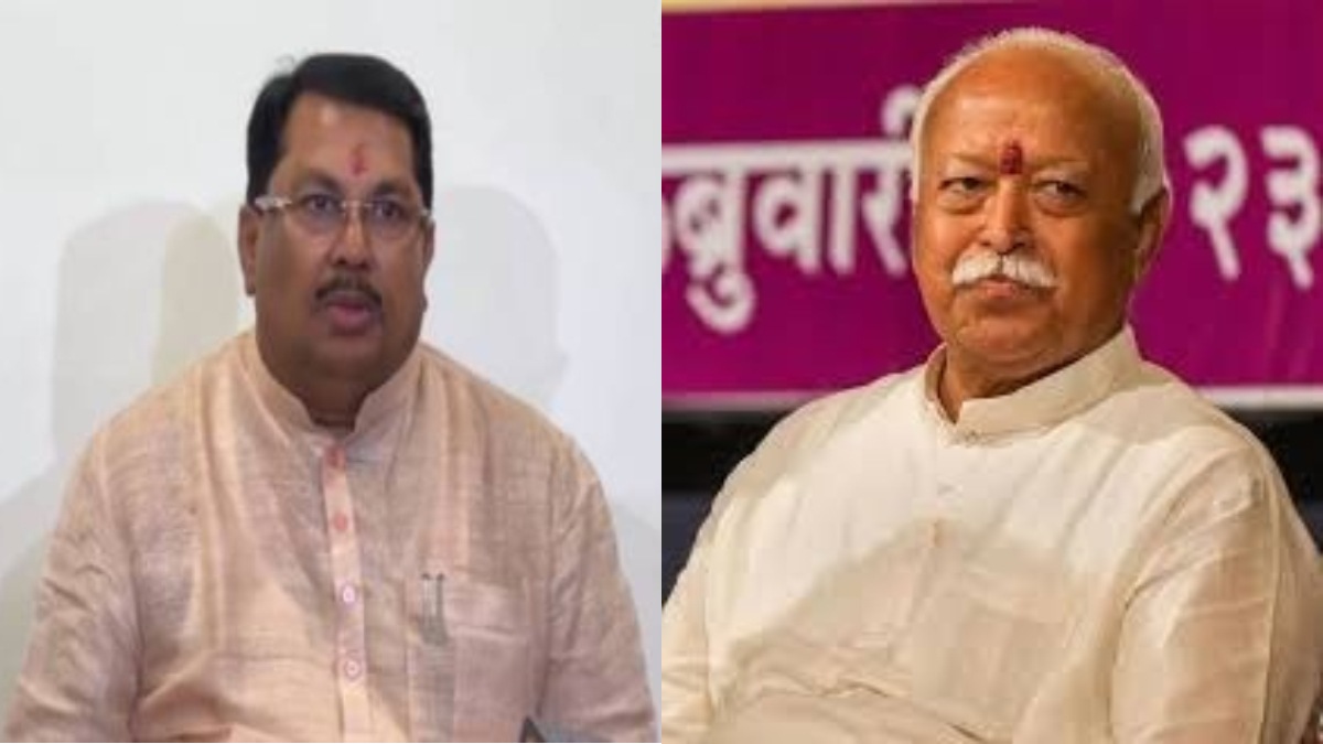 Vijay Wadettiwar Criticizes rss Mohan Bhagwat Three Children Statement OBC Protest Hitting Officer Reward