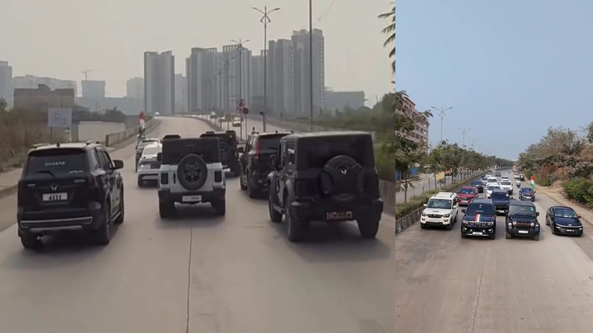 Mankoli flyover midnight car stunts Dombivli Bhiwandi danger