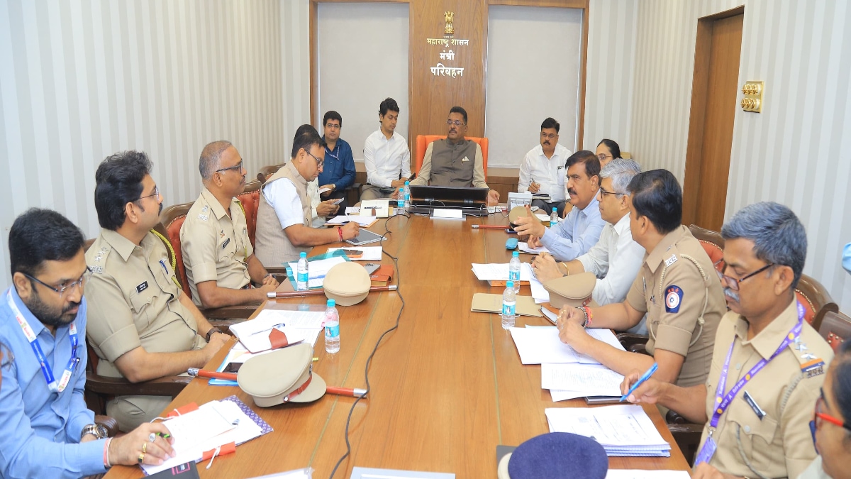 Pratap Sarnaik orders heavy vehicle inspection campaign Maharashtra Mumbai Pune Expressway tanker accident RTO Road safety