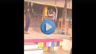 monkey attacks create fear in navapur school campus nandurbar students teachers injured forest department