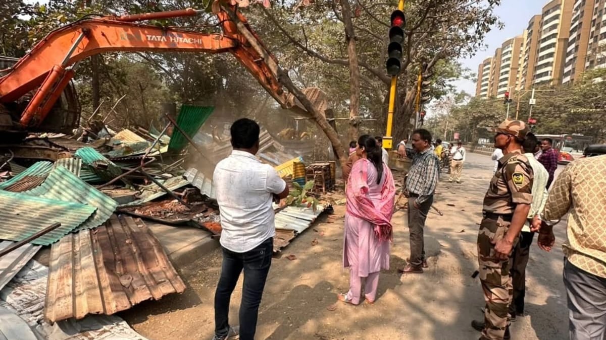 mira bhayandar illegal royal garden hotel demolition mangrove protection mbmc action