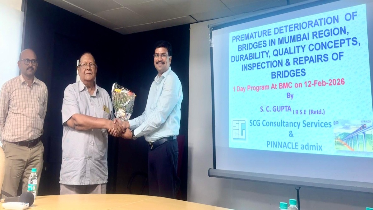 BMC Bridges Safety Maintenance workshop engineers SC Gupta advice construction technology climate change mumbai