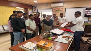 bjp shivsena mahayuti complaint against maithili satyajit tambe interference sangamner municipal council controversy