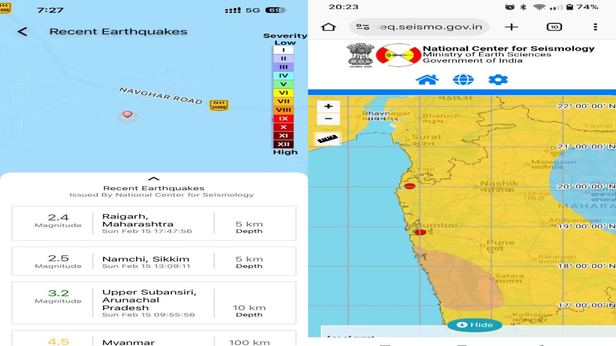 Raigad Mild Earthquake Uran Koproli Village Disaster Management Update
