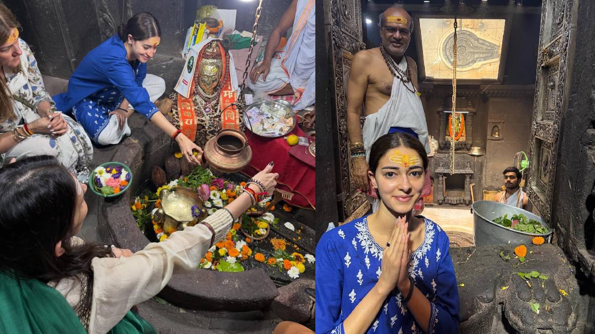Ananya Panday Trimbakeshwar visit
