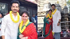 Photos: अभिजीत खांडकेकरने सपत्नीक घेतले गुवाहाटीमधील कामाख्या देवीचे दर्शन; आध्यात्मिक अनुभवाचे फोटो केले शेअर