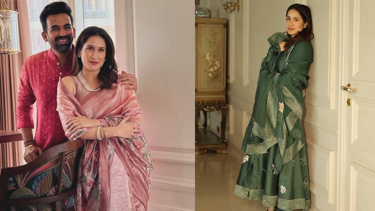 Zaheer Khan wife Sagarika Ghatge royal look and marathi movie