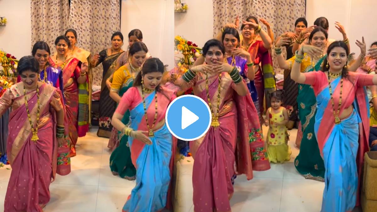 Viral video womens dance On swargat aakash ganga song video goes viral on social media