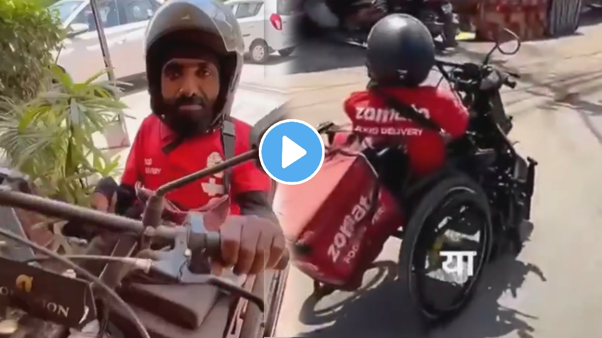 Disabled but determined a Zomato delivery partner’s words of wisdom inspire millions.