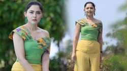 Photos : निसर्गाच्या सान्निध्यात अप्सरेचा जलवा; सोनाली कुलकर्णीच्या हटके फॅशनची सोशल मीडियावर तुफान चर्चा!