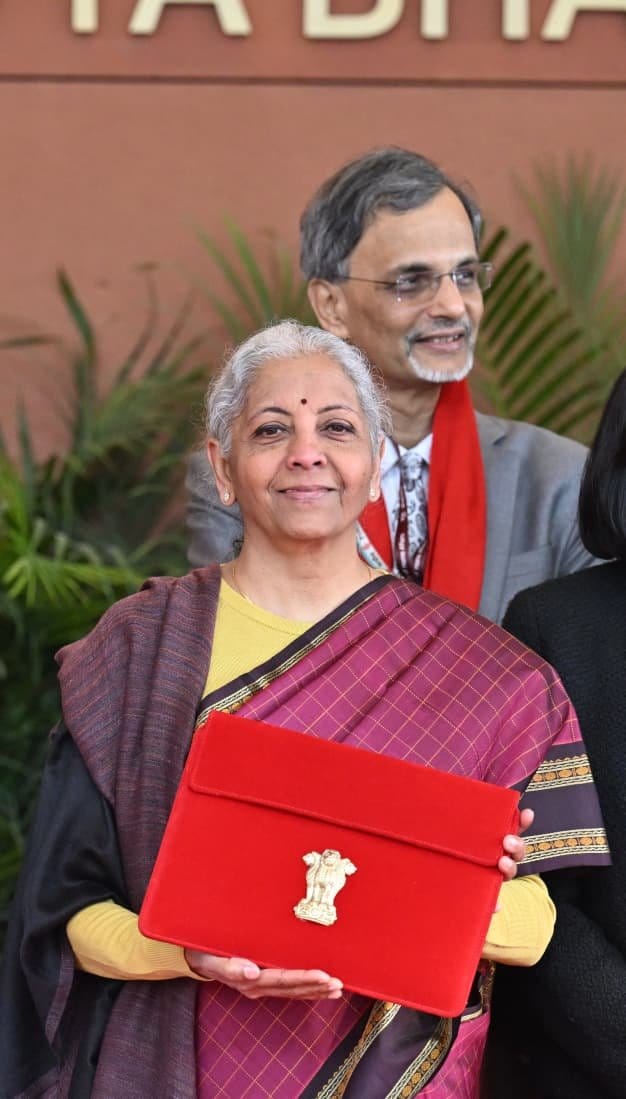 Nirmala Sitharaman Union Budget 2026 Saree Look