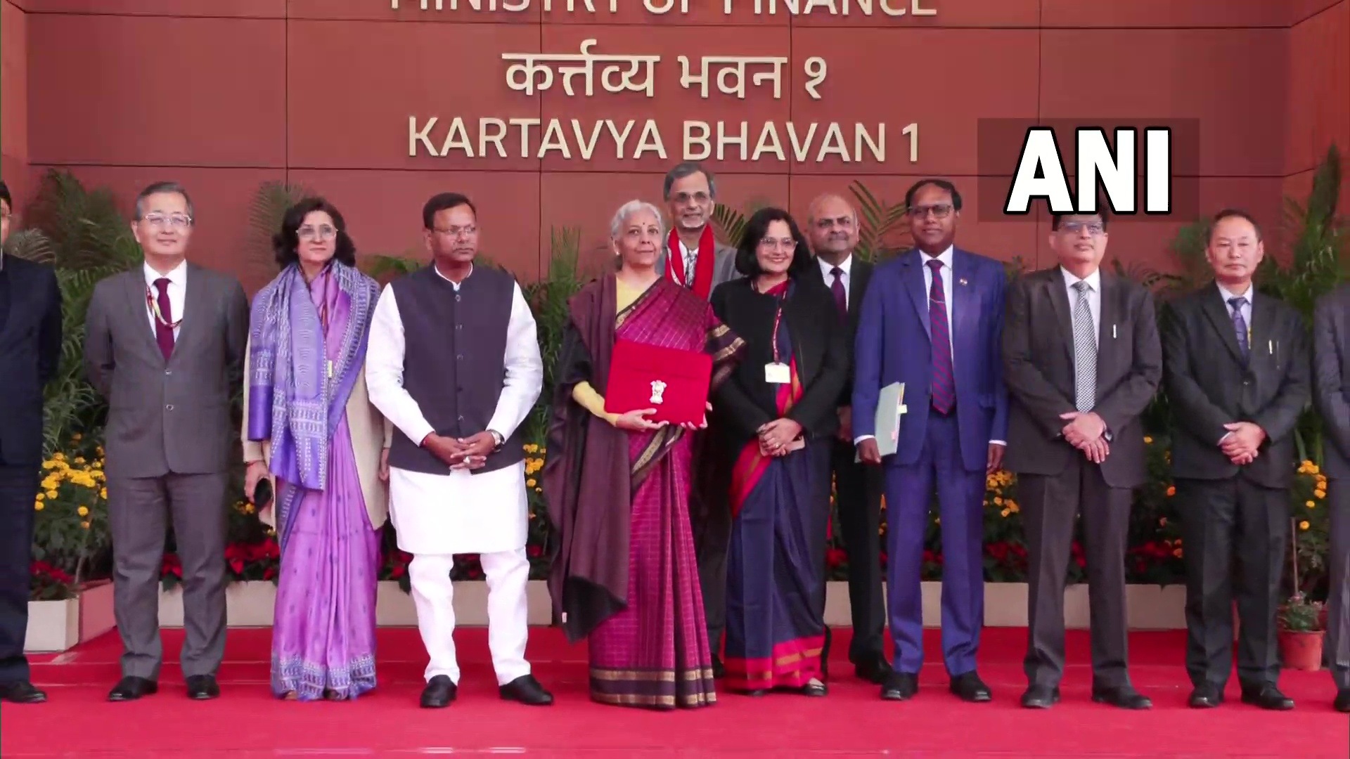 Nirmala Sitharaman Union Budget 2026 Saree Look