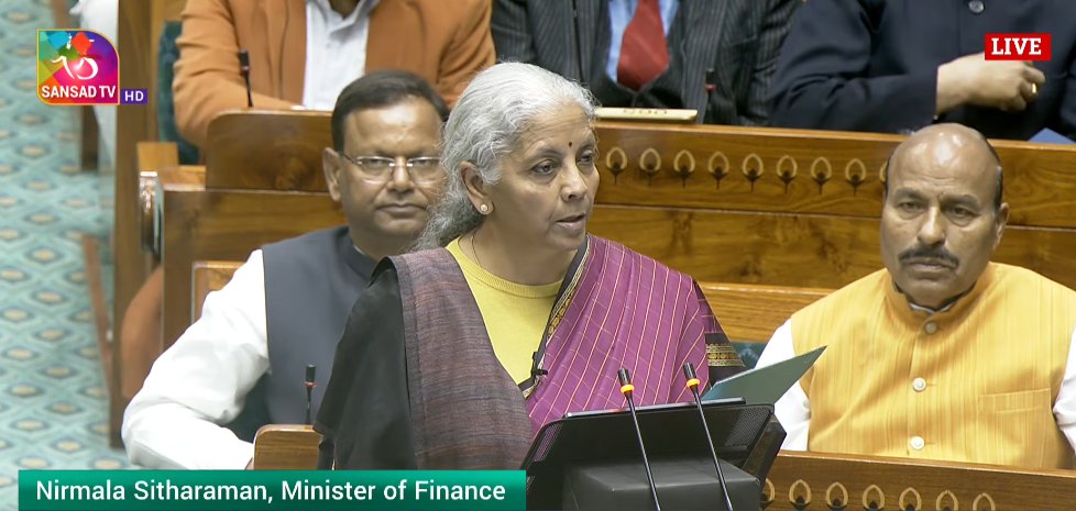 Nirmala Sitharaman Union Budget 2026 Saree Look
