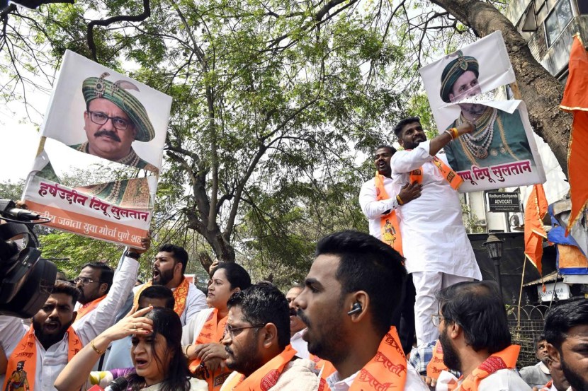 Protest Against Harshwardhan Sapkal
