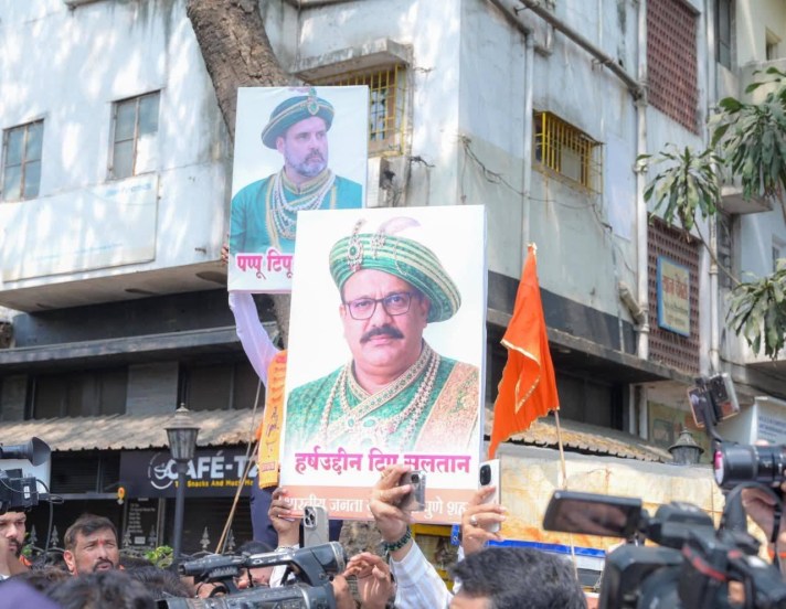Protest Against Harshwardhan Sapkal