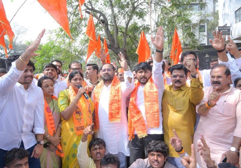 Protest Against Harshwardhan Sapkal