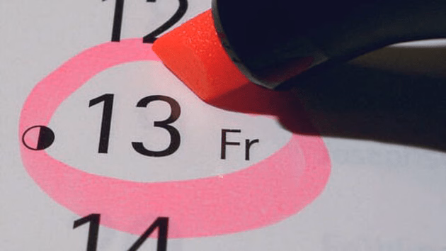 १३ तारखेच्या शुक्रवारच्या भीतीला पॅरास्केविडेकॅट्रियाफोबिया असे म्हणतात. बरेच लोक या दिवशी प्रवास, मोठे निर्णय किंवा धोकादायक कृती टाळतात. हा विश्वास बहुतेकदा वास्तविक धोक्यापेक्षा सांस्कृतिक परिस्थितीमुळे निर्माण होतो. (स्रोत: विकिमीडिया कॉमन्स द्वारे छायाचित्र)