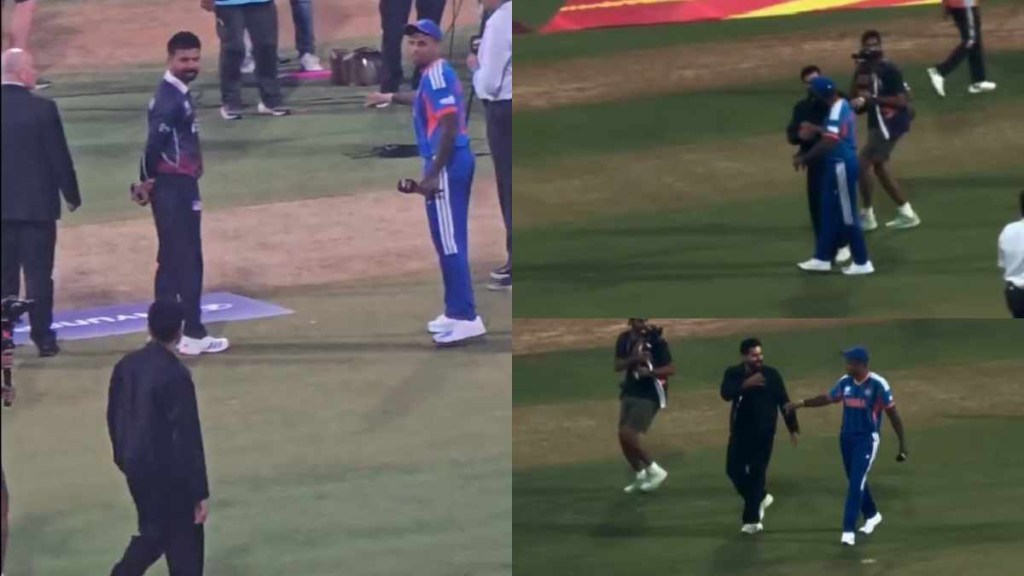 Suryakumar Yadav Stopped Toss went to meet rohit sharma asked Bowling or batting what to choose Suryakumar Yadav Stopped Toss went to meet rohit sharma asked Bowling or batting what to choose