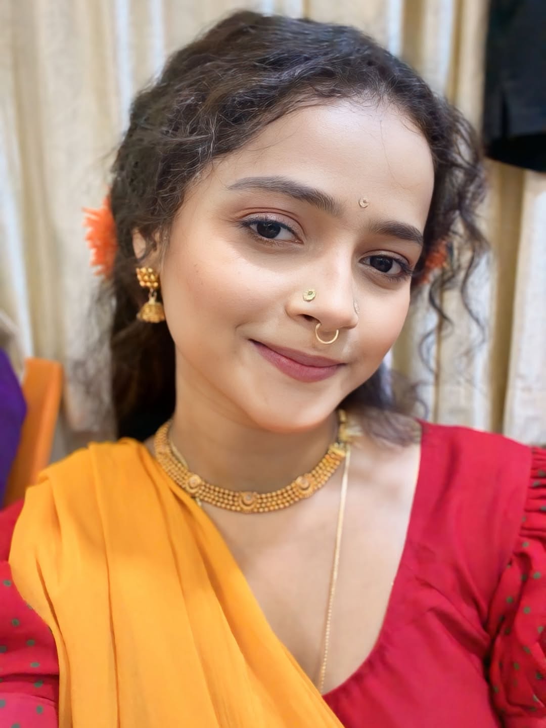 Shivali Parab South Indian Look