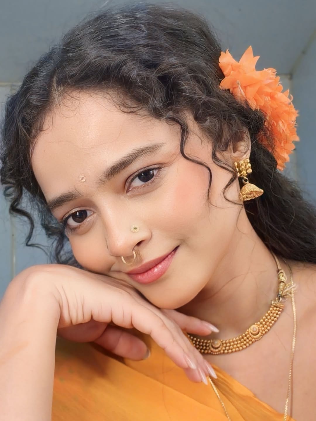 Shivali Parab South Indian Look