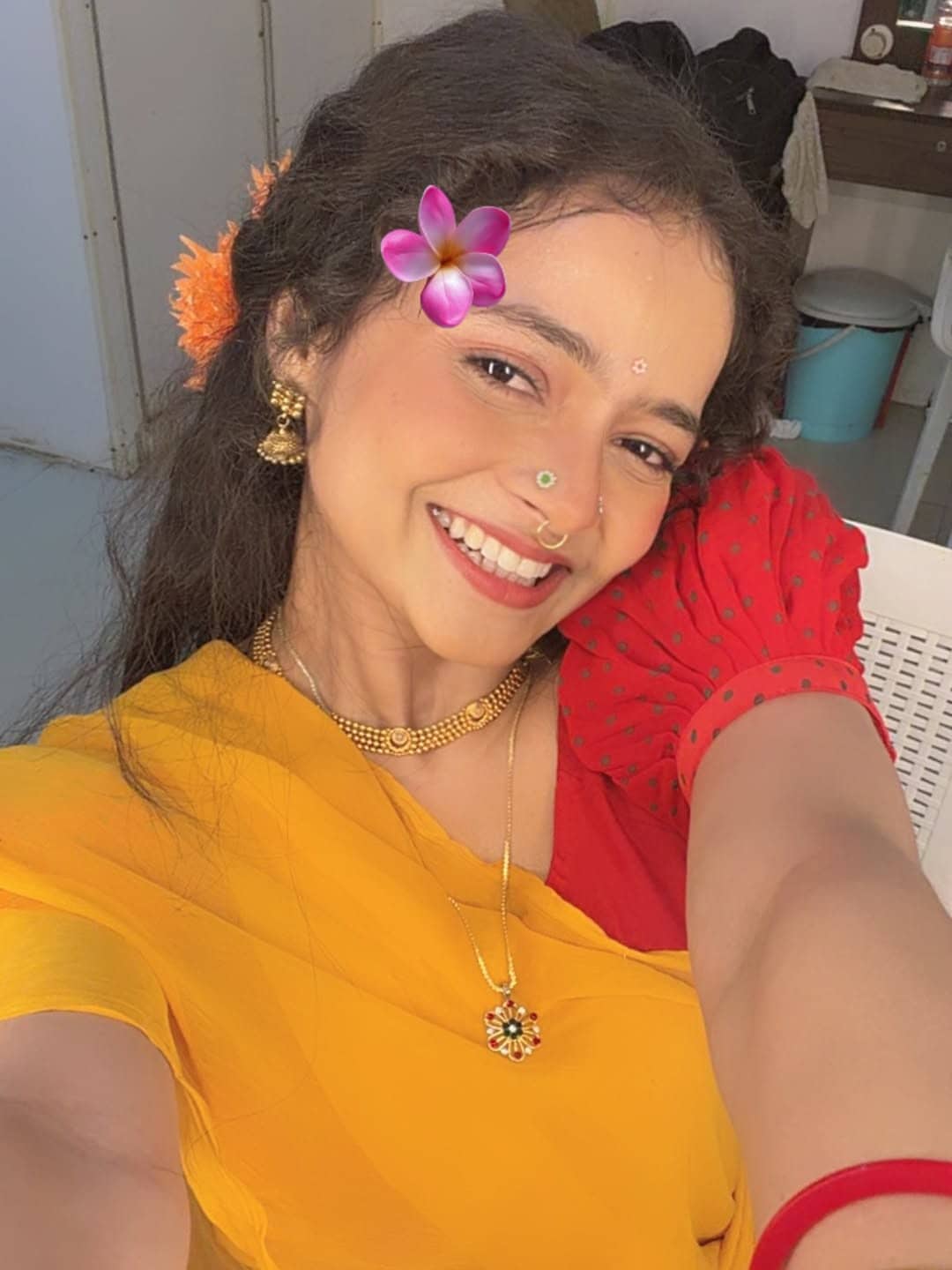 Shivali Parab South Indian Look