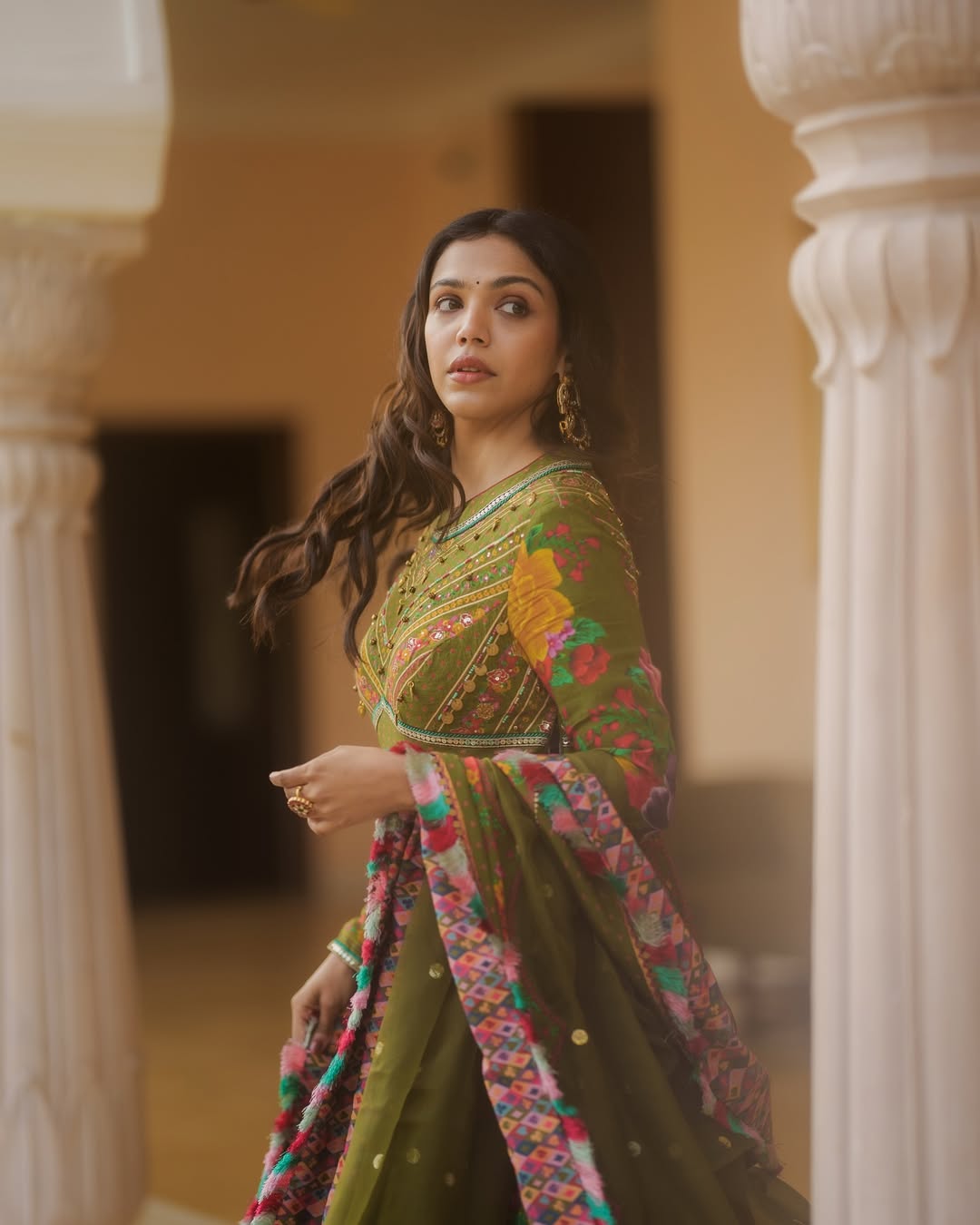 Shriya Pilgaonkar Yellow Off-Shoulder Dress