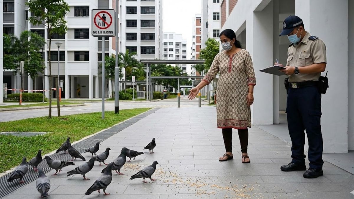 Indian Woman Fined in Singapore