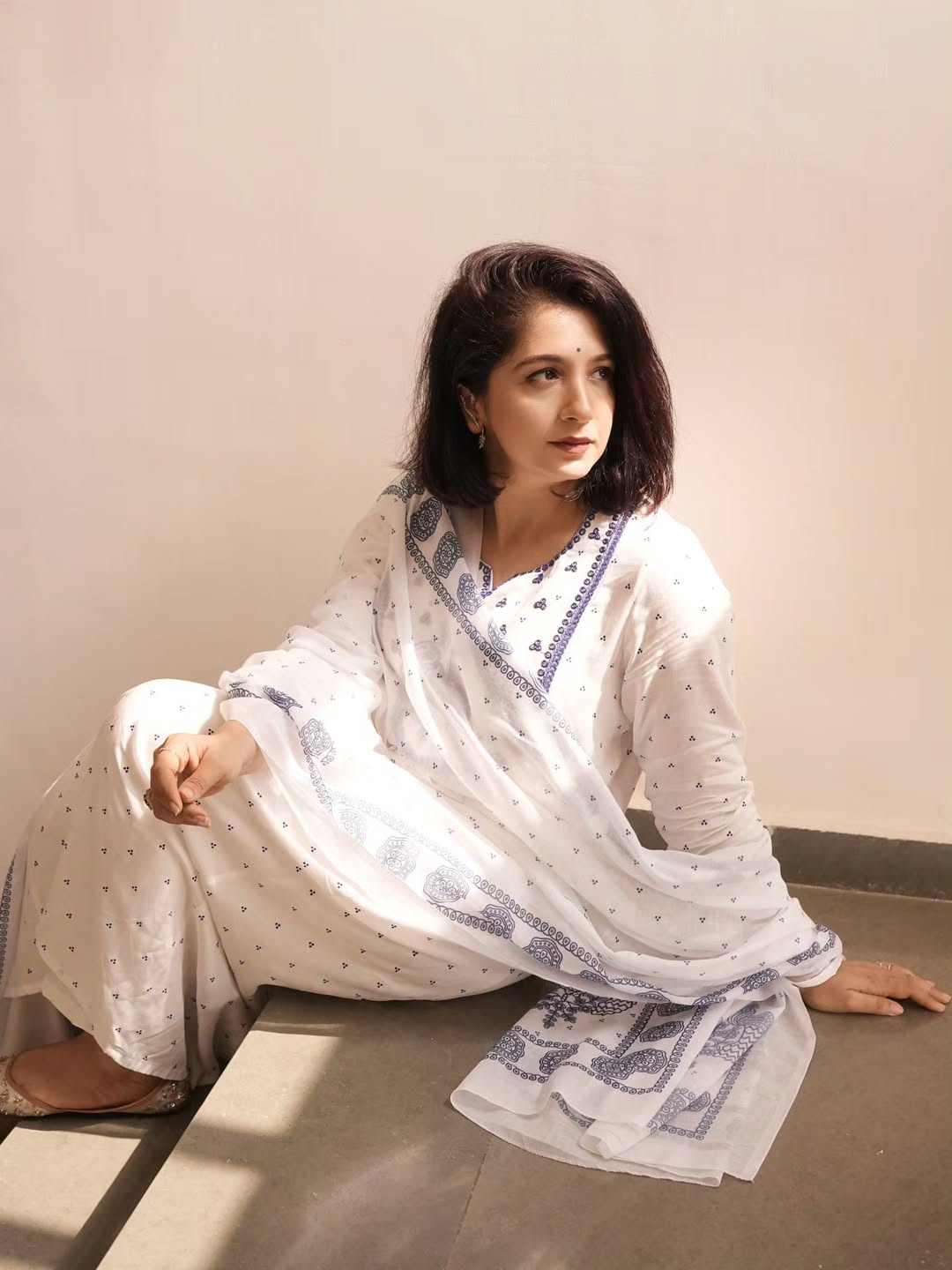 Snehlata Vasaikar White Dress Photoshoot