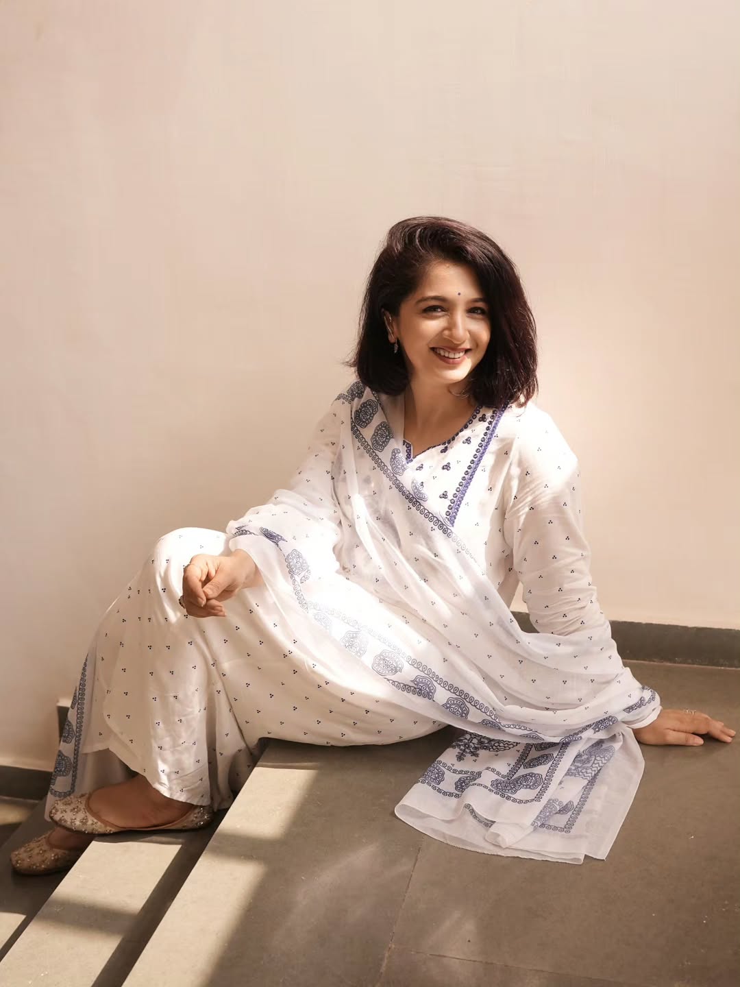 Snehlata Vasaikar White Dress Photoshoot