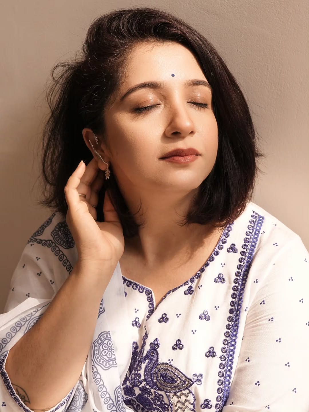 Snehlata Vasaikar White Dress Photoshoot