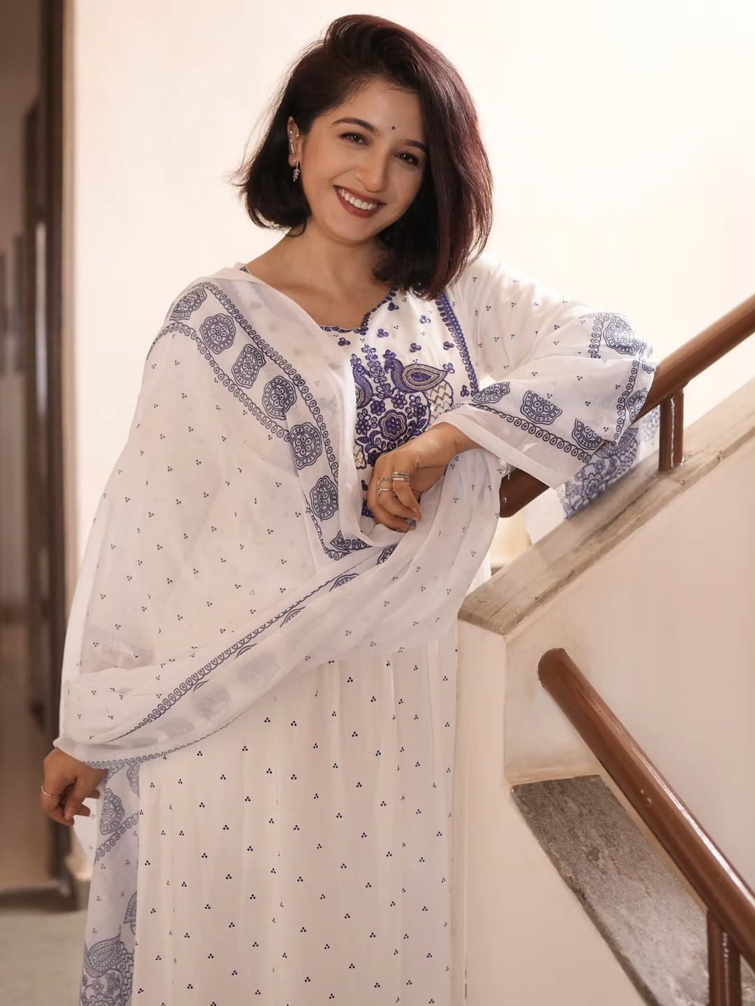 Snehlata Vasaikar White Dress Photoshoot