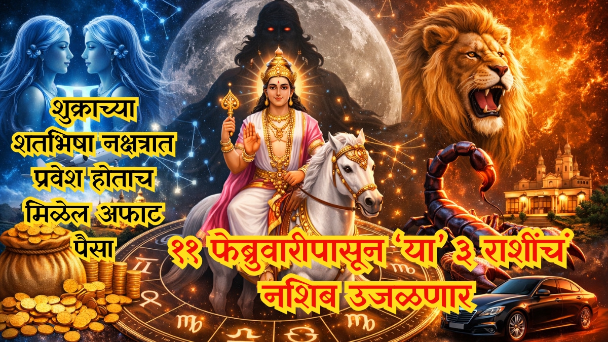 Venus entry into Shatabhisha Nakshatra