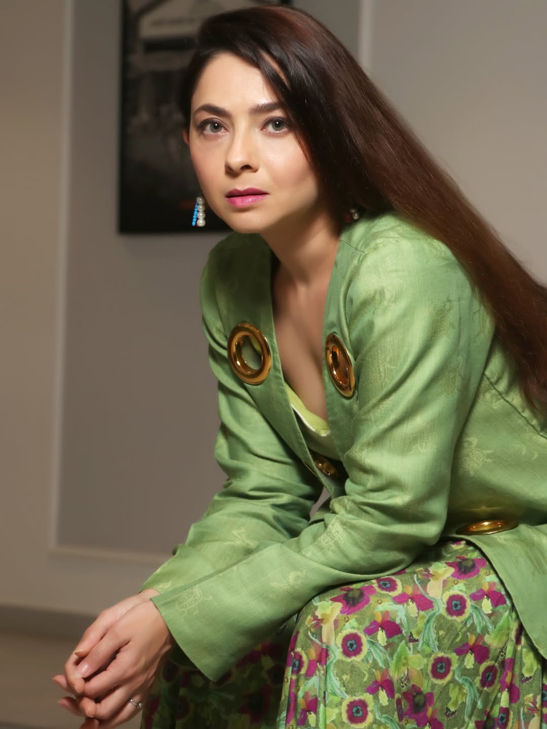 Sonalee Kulkarni Blazer Suit Look