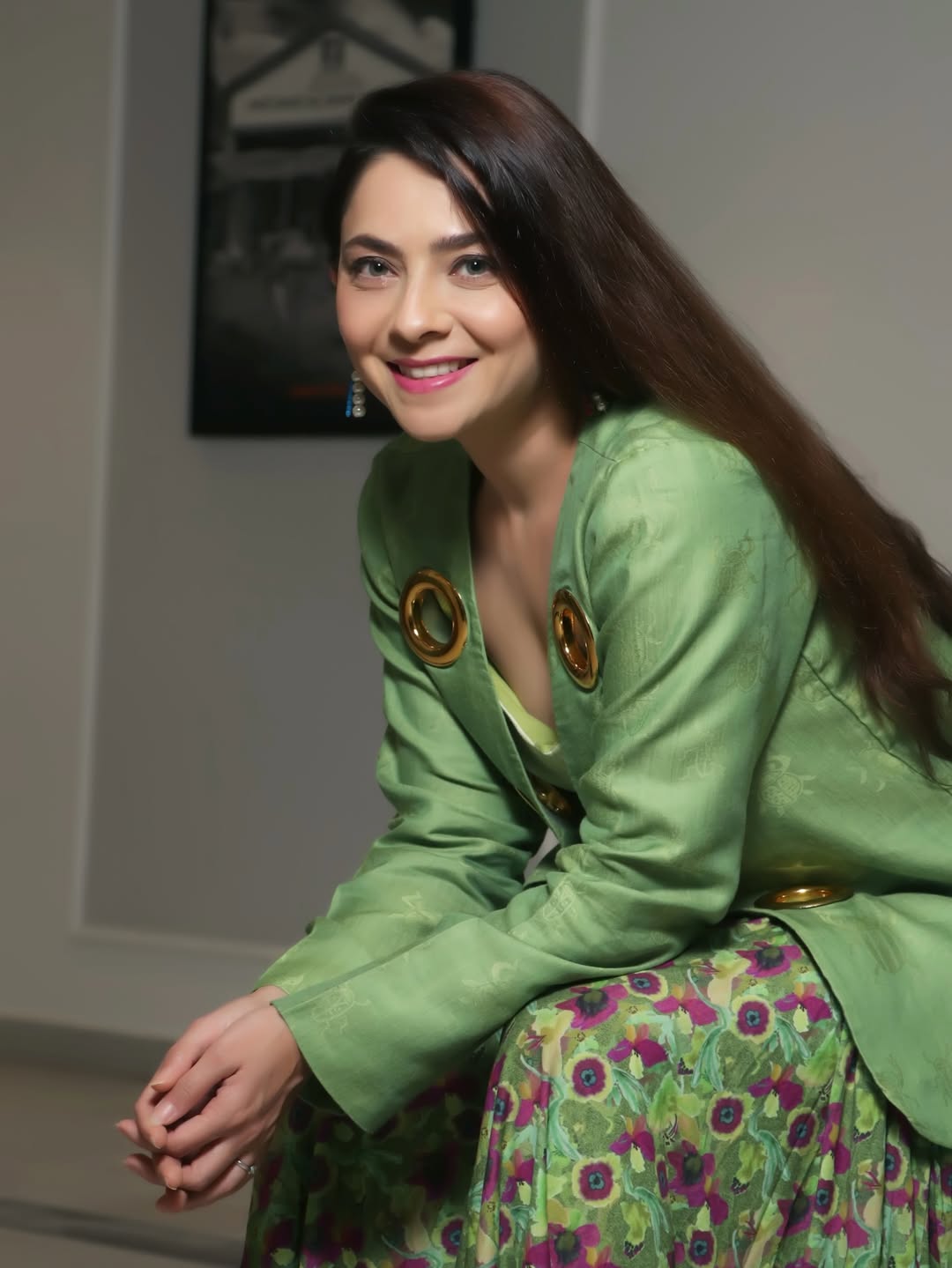 Sonalee Kulkarni Blazer Suit Look